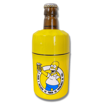 Porta Lata 3x1 Suporte Barrigudinha Cerveja Térmico Homer